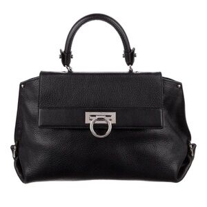 Salvatore Ferragamo black small Sofia Purse crossbody